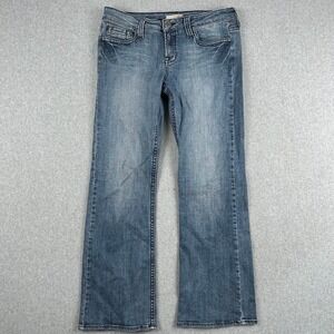 Refuge Jeans Bootcut Denim Blue Faded Women's 13 Low Rise Western Cowboy Rodeo